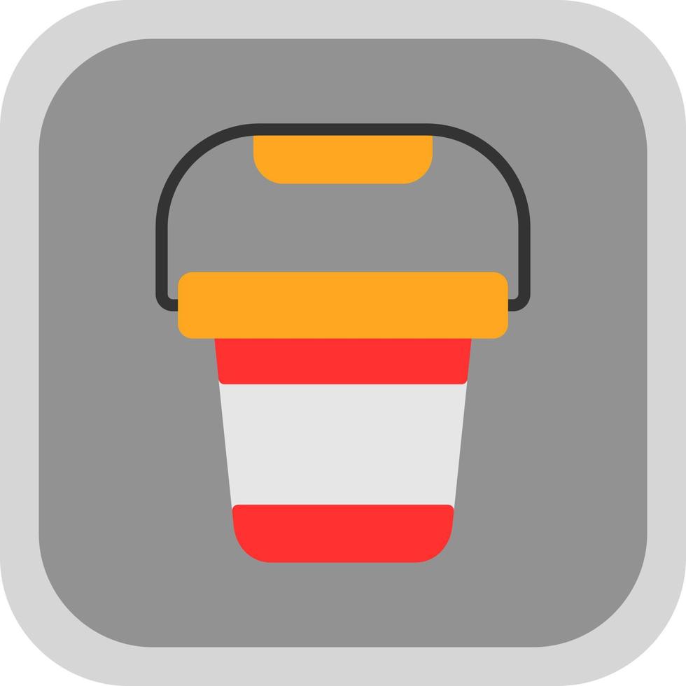 Pail Vector Icon Design