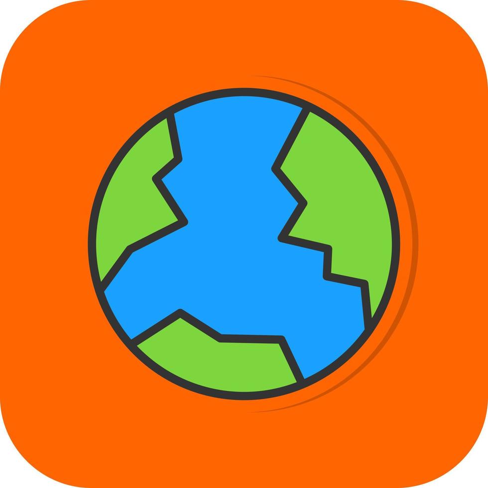 diseño de icono de vector de mundo