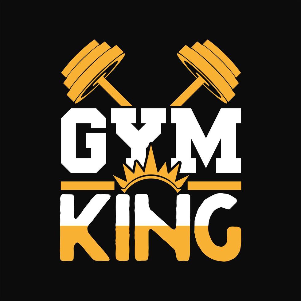 Gym T-shirt Design vector