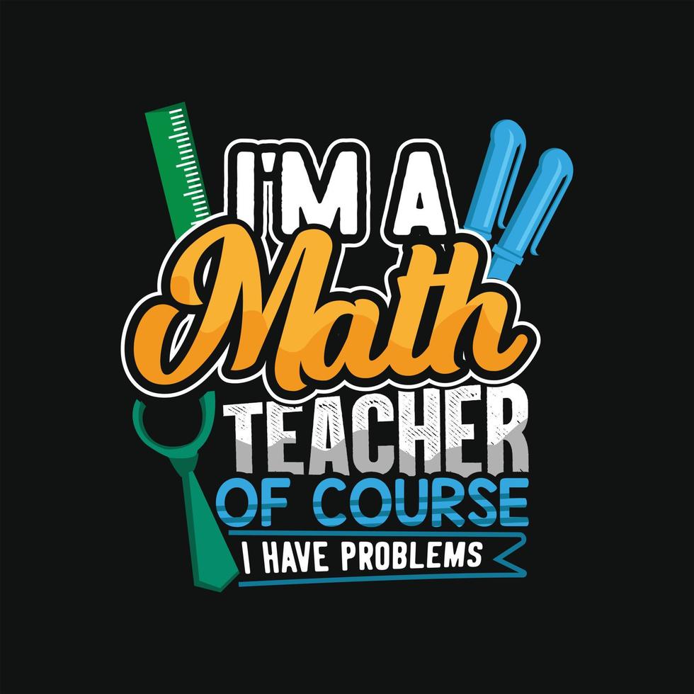 Math T-shirt Design vector