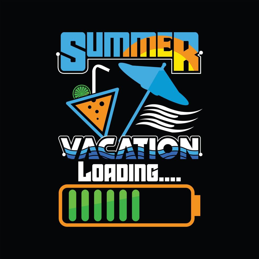 Summer T-shirt Design vector