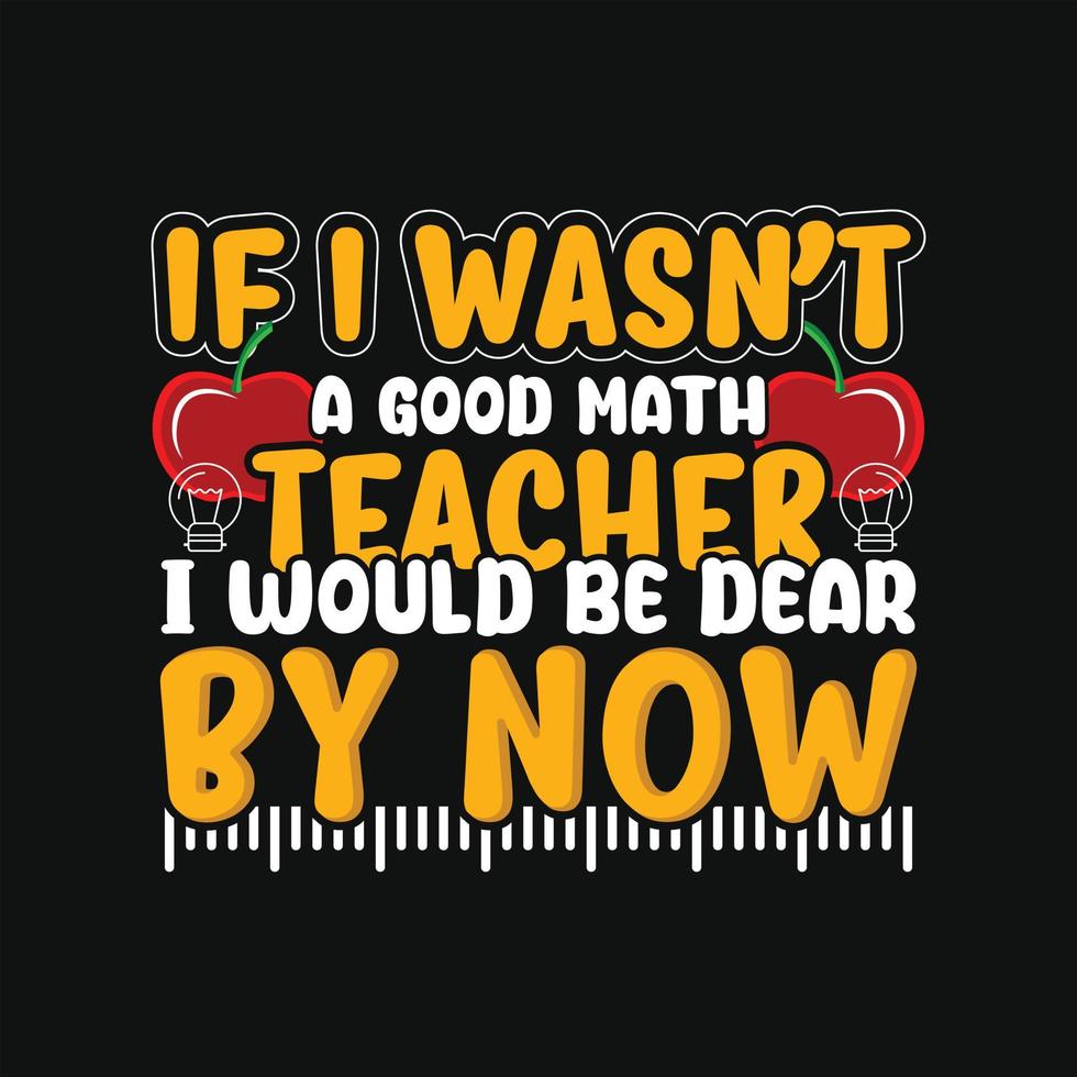 Math T-shirt Design vector