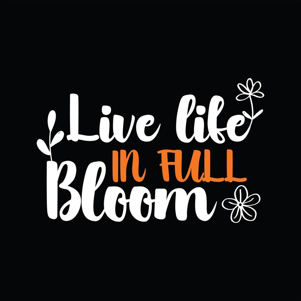 Spring T-shirt Design vector