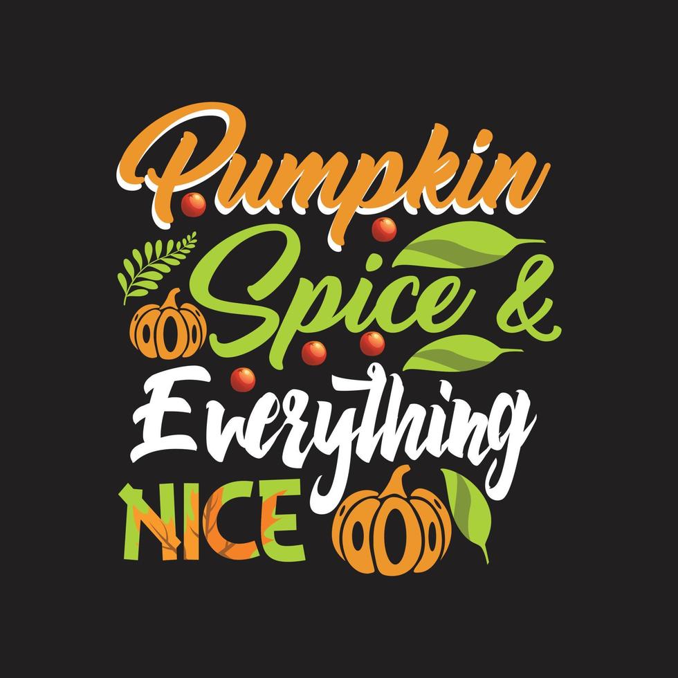 Fall T-Shirt Design vector