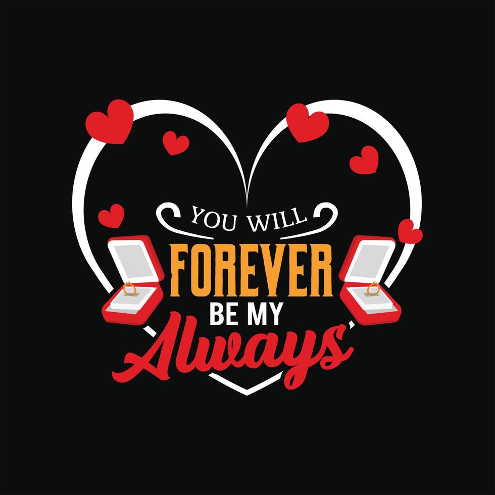Wedding T-shirt Design vector