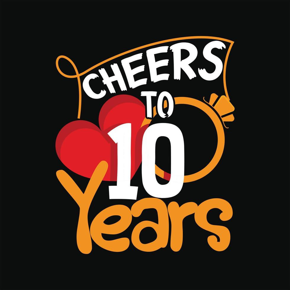 Wedding T-shirt Design vector