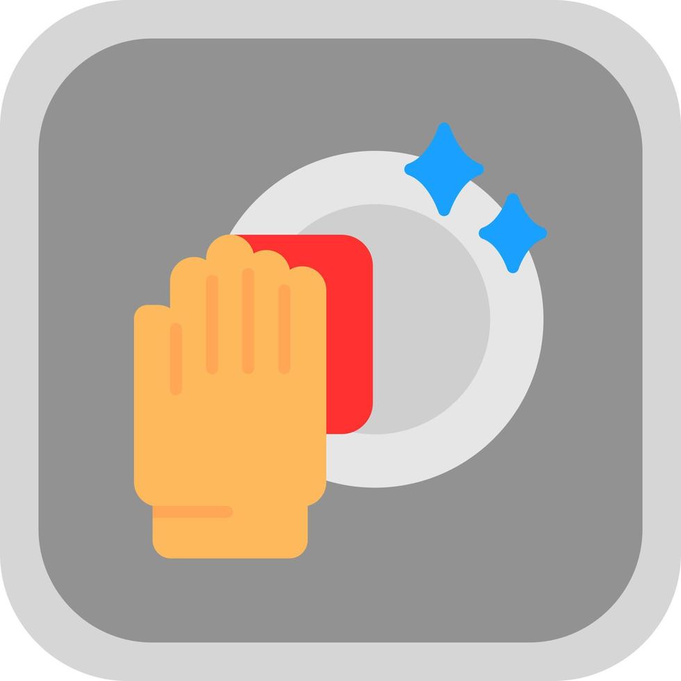 Washing Dishes Vector Icon Design