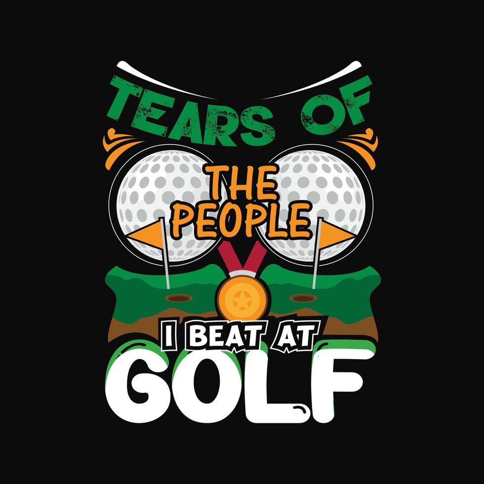 Golf T-shirt Design vector
