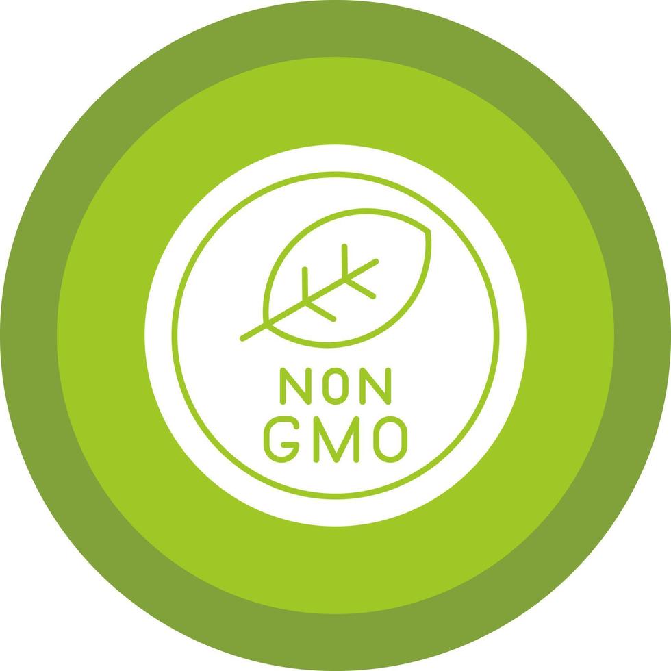 diseño de icono de vector no gmo