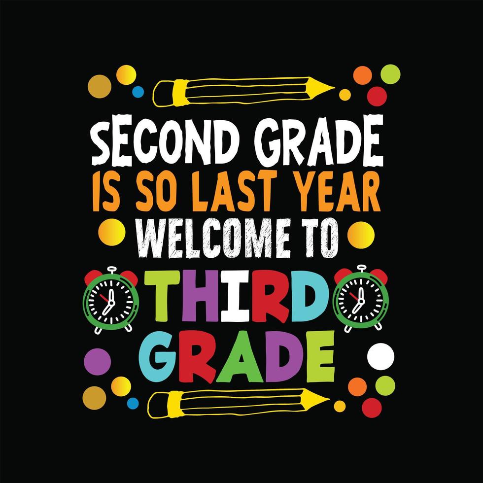 Back To School T-shirt Design vector
