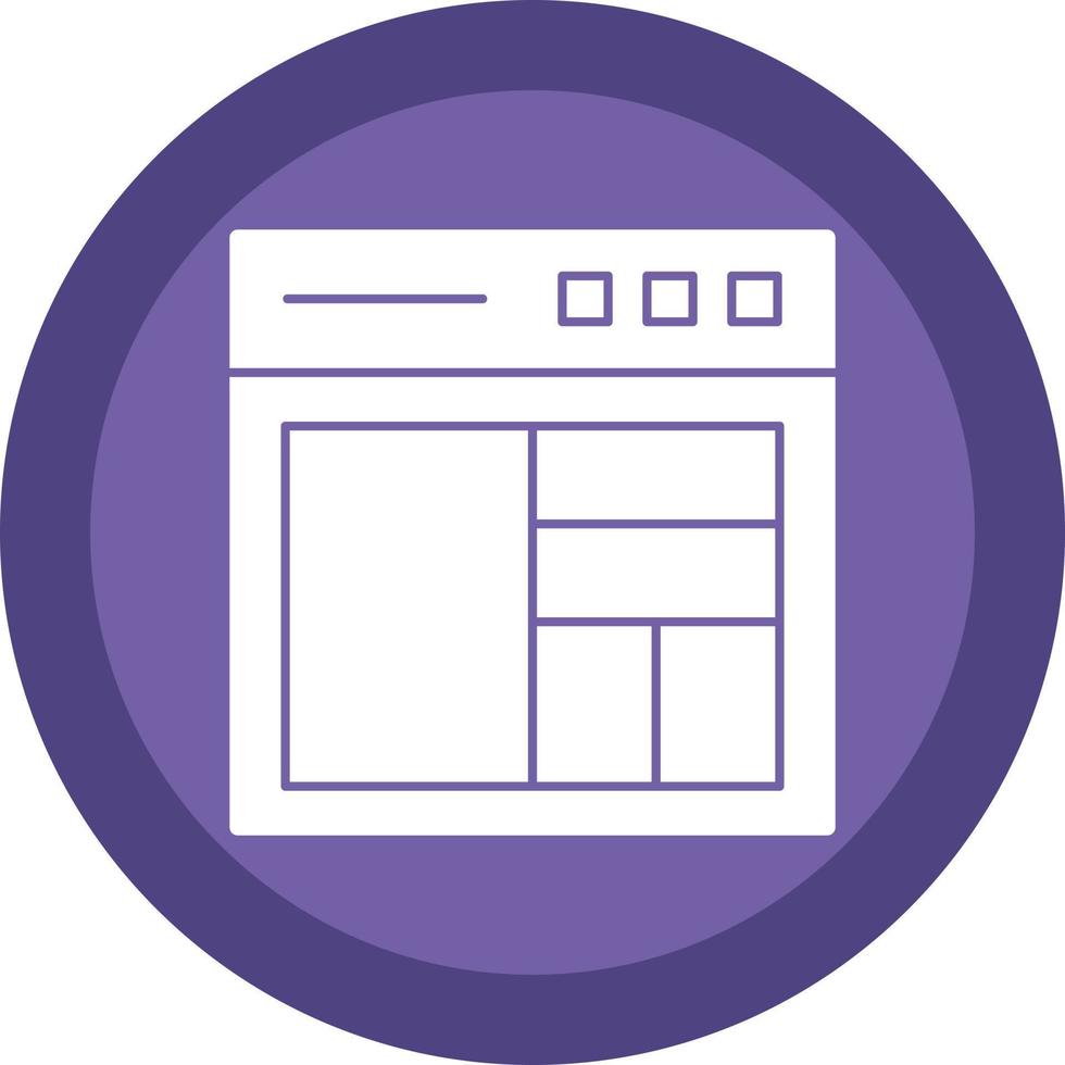 Layout Vector Icon Design