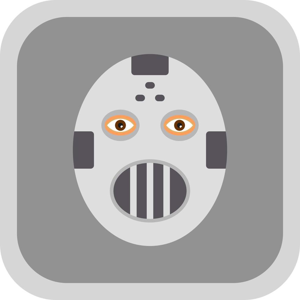 Hockey Mask Vector Icon Design