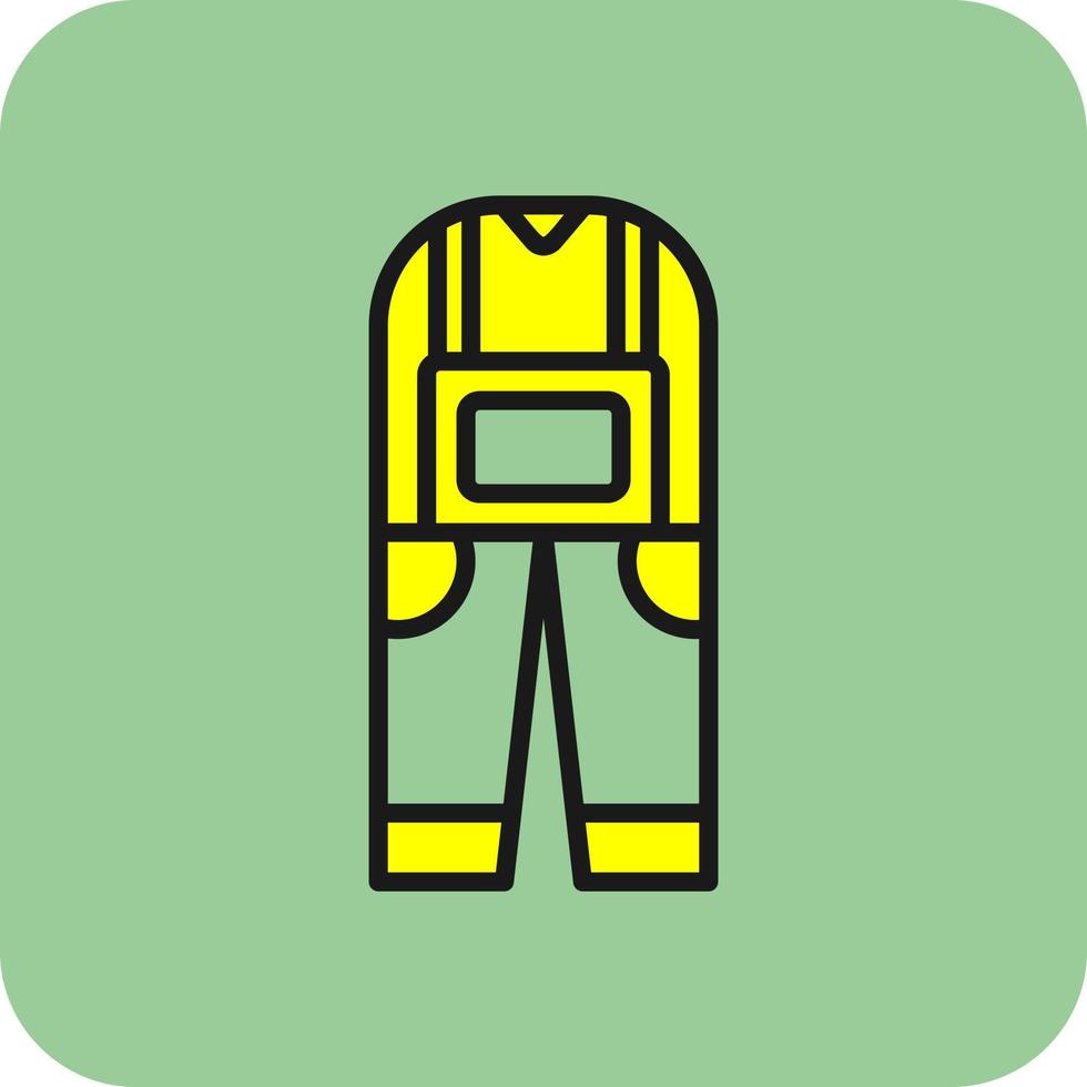 Coverall Vector Icon Design