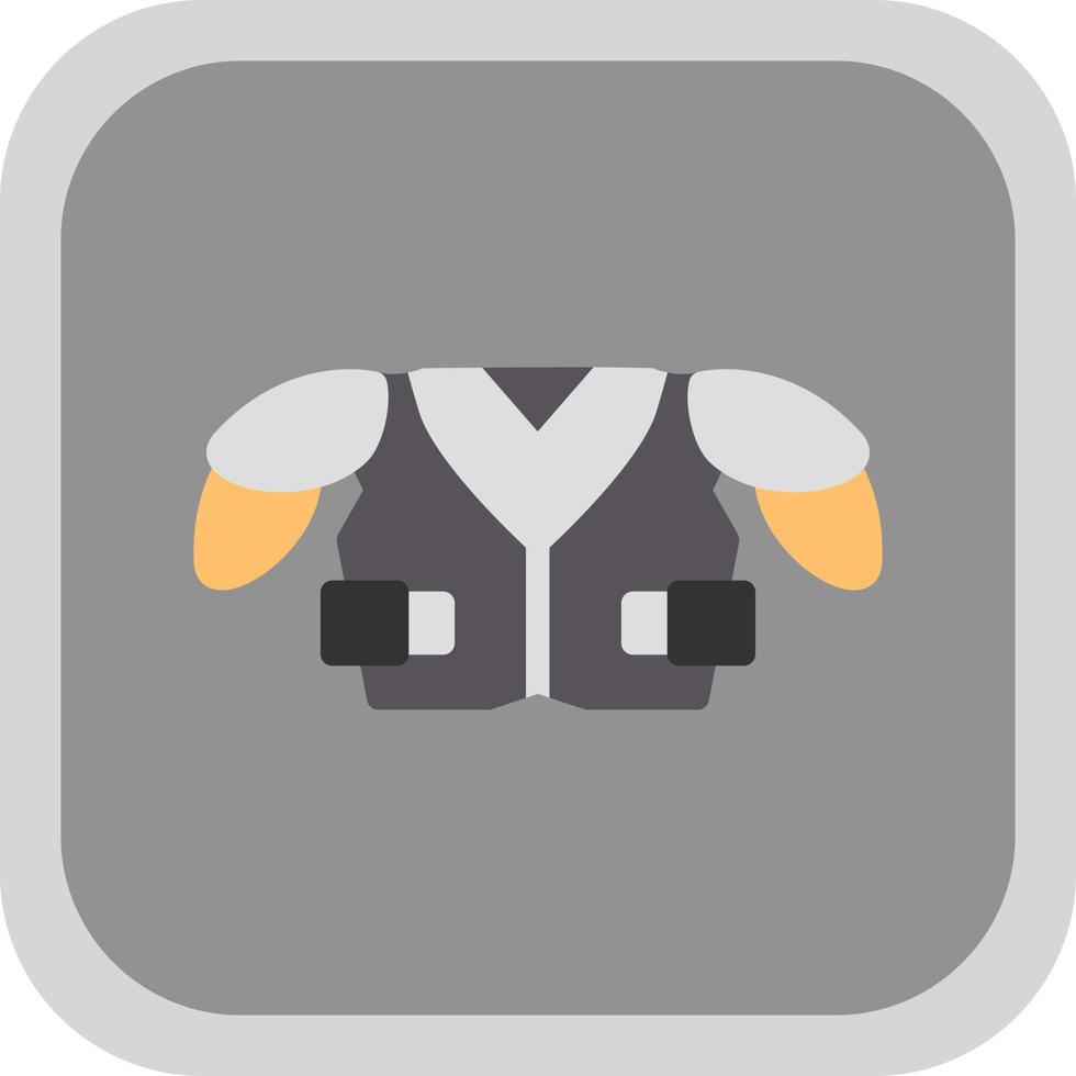 Shoulder Pads Vector Icon Design