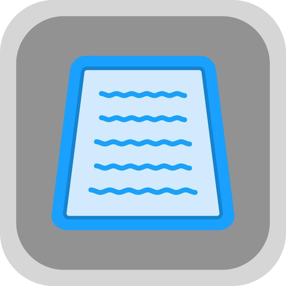 Swimming Pool Vector Icon Design