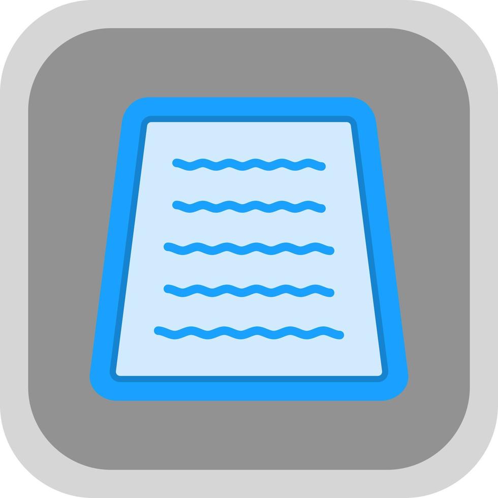 Swimming Pool Vector Icon Design