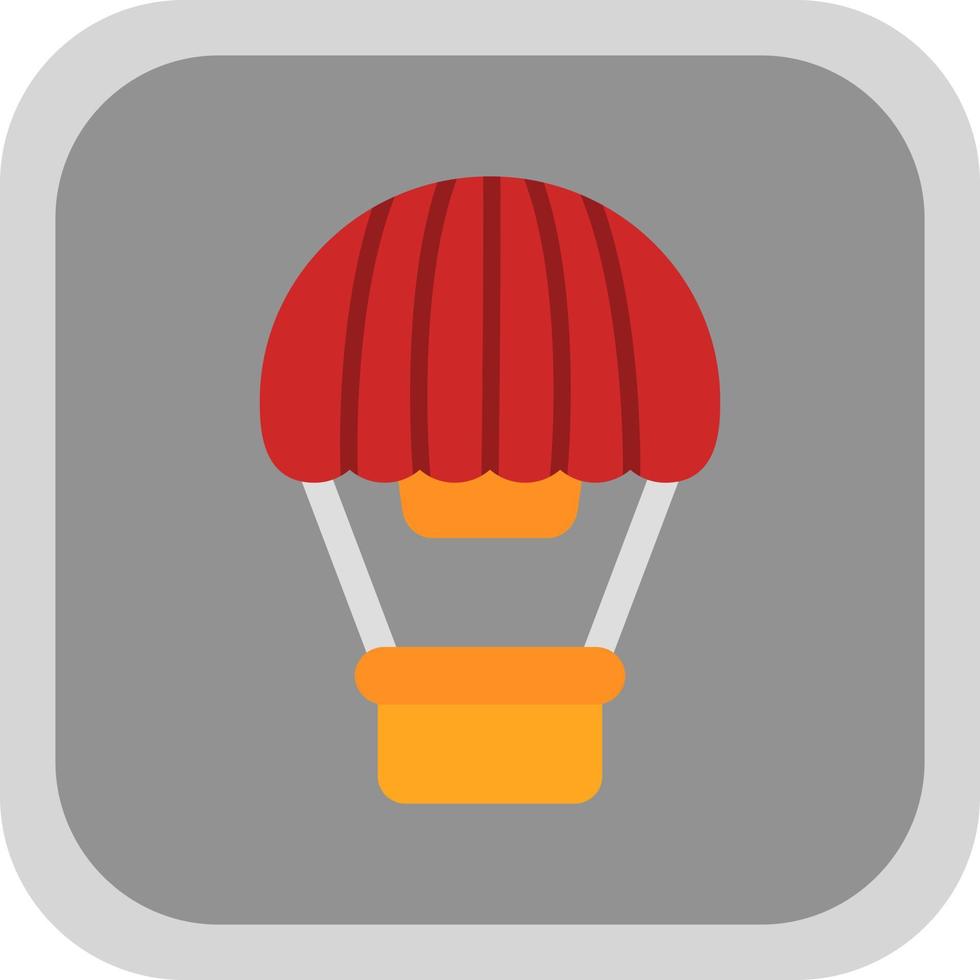 Hot Air Balloon Vector Icon Design