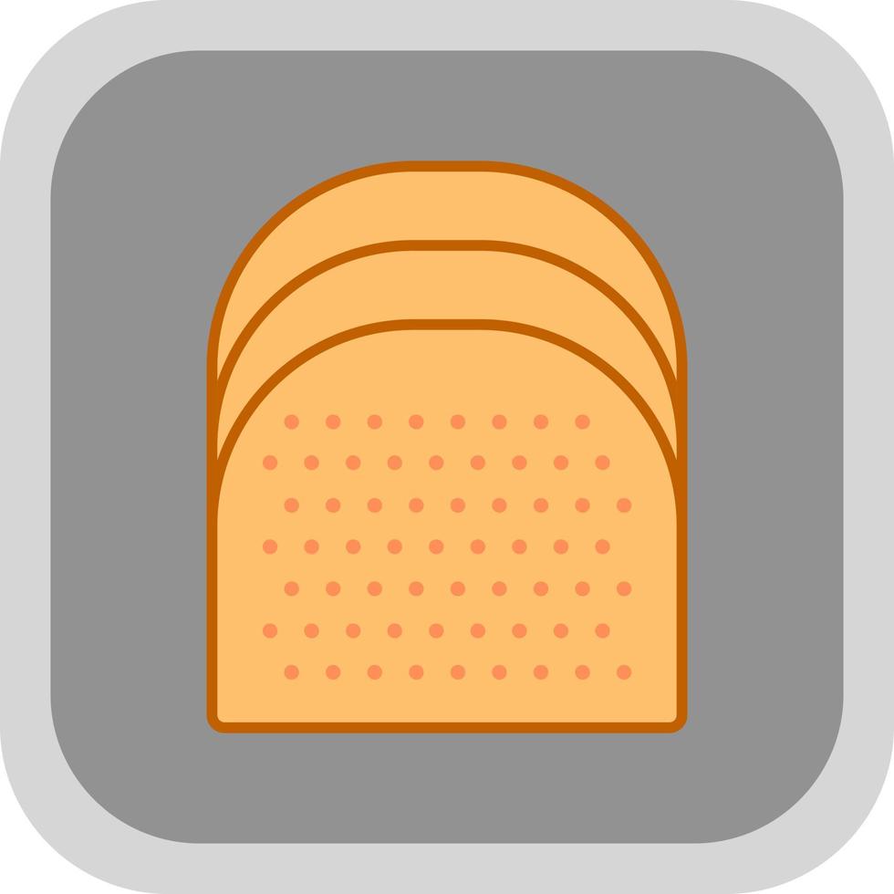 Toast Vector Icon Design