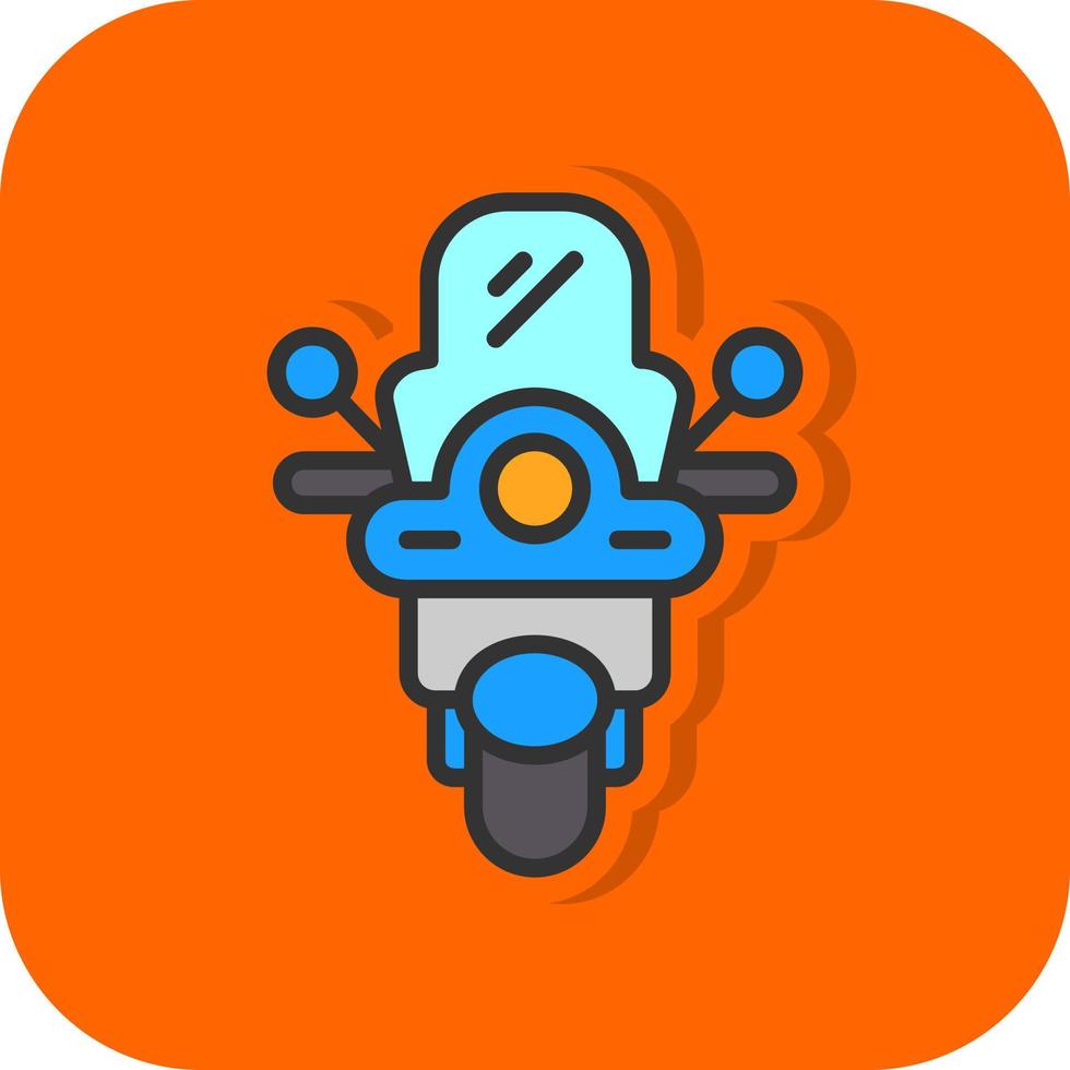 diseño de icono de vector de moto