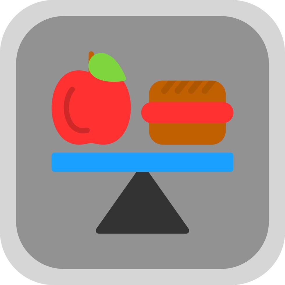 Balanced Diet Vector Icon Design