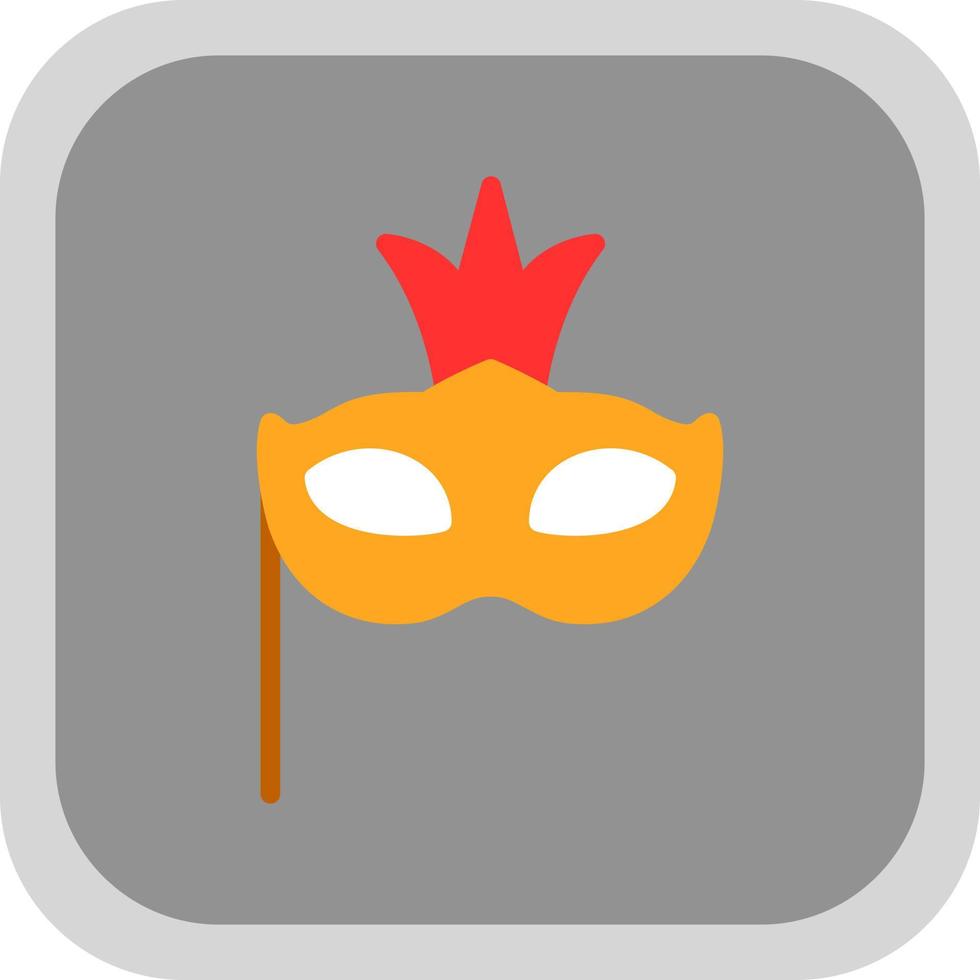 Carnival Mask Vector Icon Design