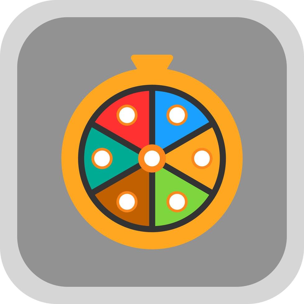 Wheel Of Fortune Vector Icon Design