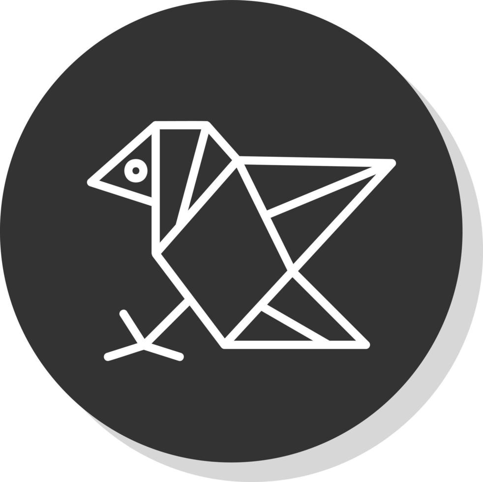 Origami Vector Icon Design