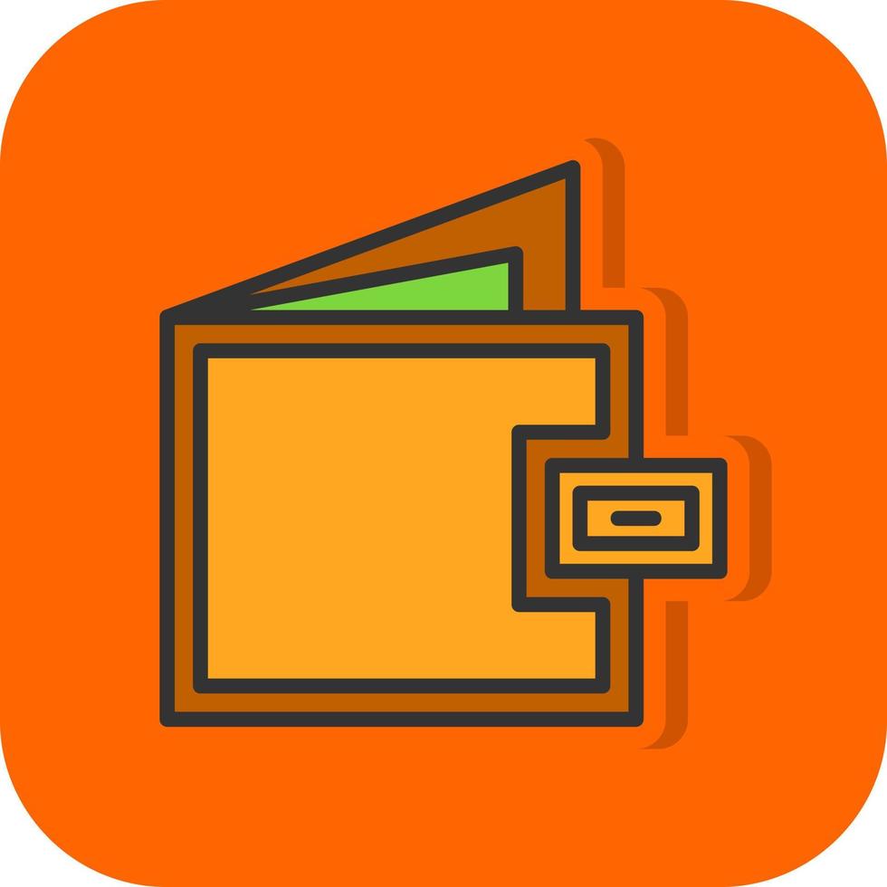 Wallet Vector Icon Design