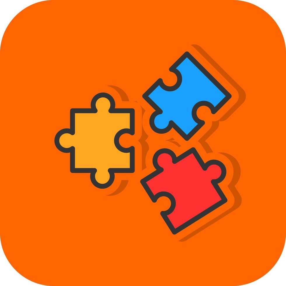 Puzzle Vector Icon Design
