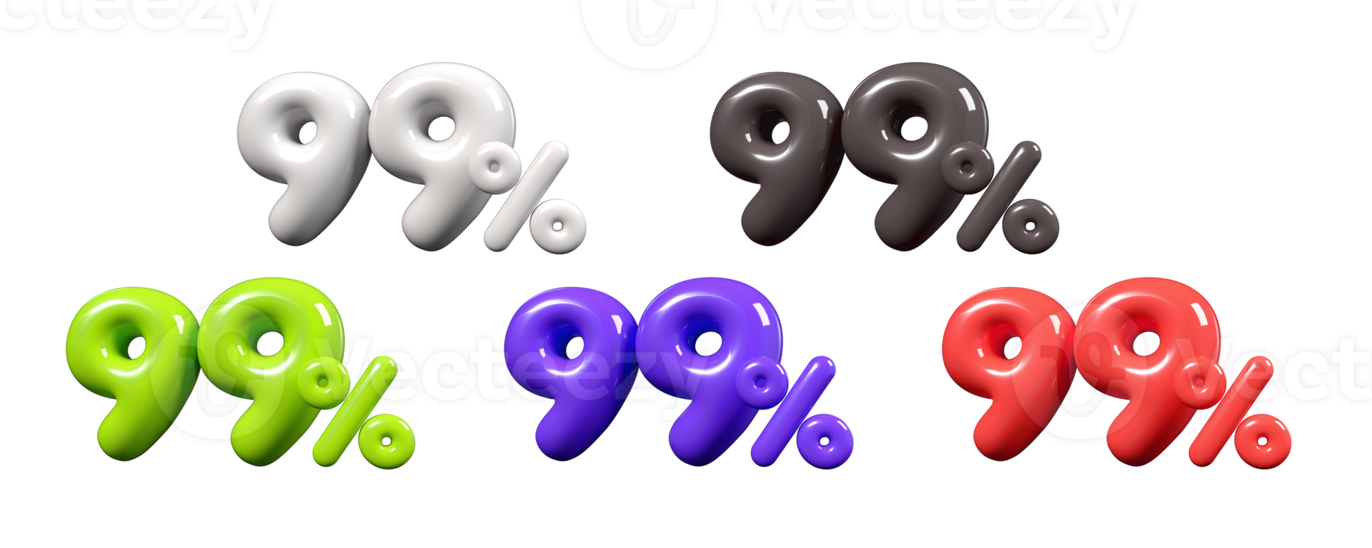 Discount bundle tag sale Trendy 3D number 99 percent element for promoting sales, clearing inventory, and boosting revenue png