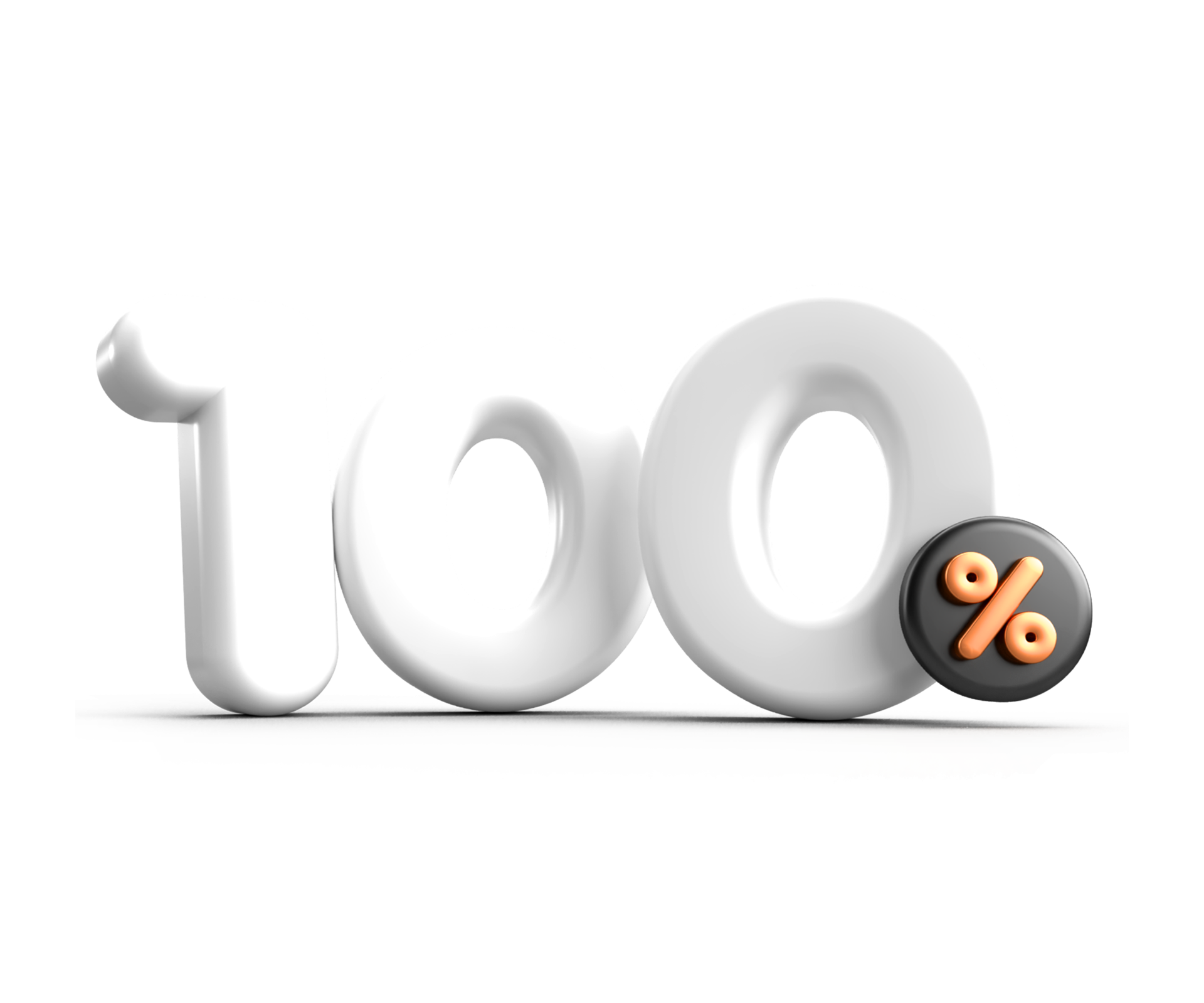 Free 3D render 100 Percentage sale discount white color transparent for