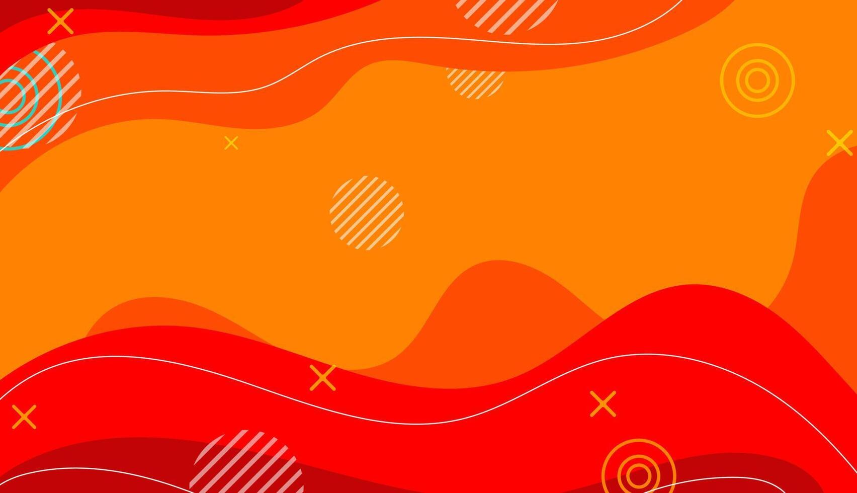 Minimal Abstarct Dynamic orange textured background design vector