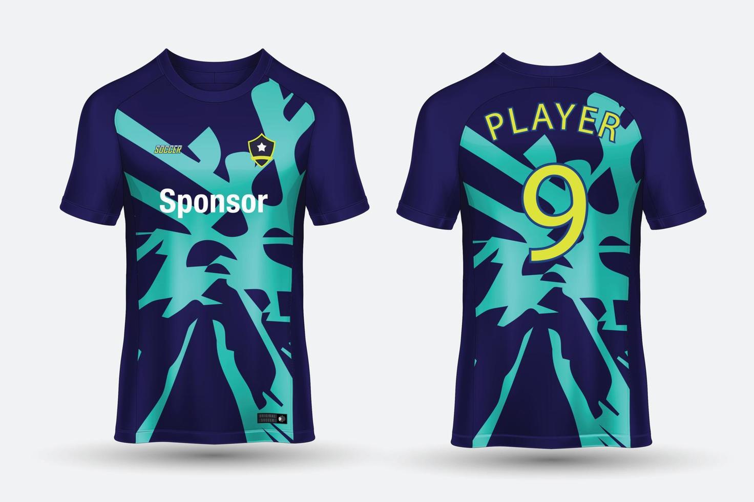 vector soccer jersey template sport t shirt design