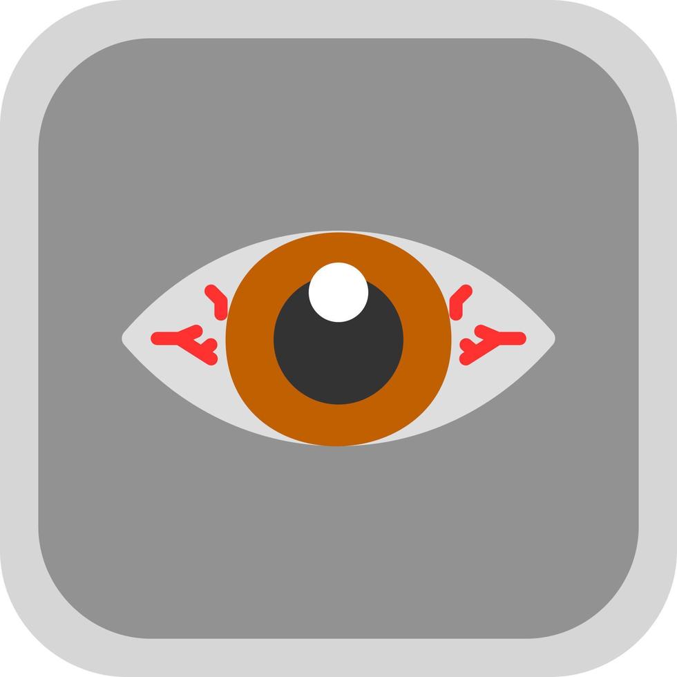 diseño de icono de vector de ojos rojos