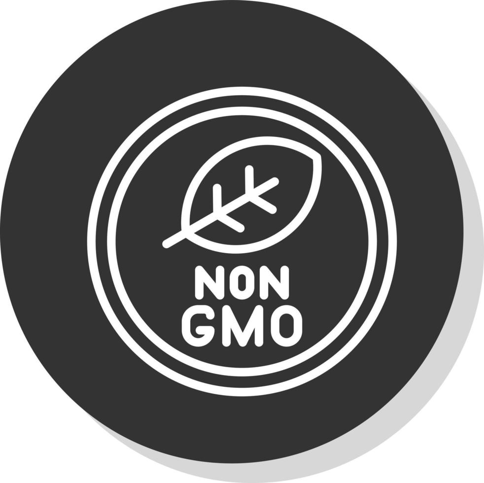 diseño de icono de vector no gmo