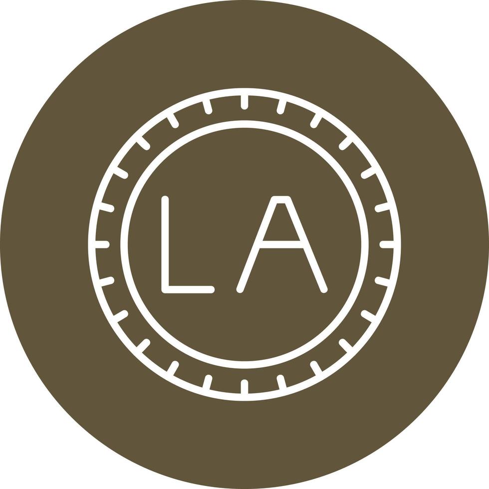 Laos Dial code Vector Icon