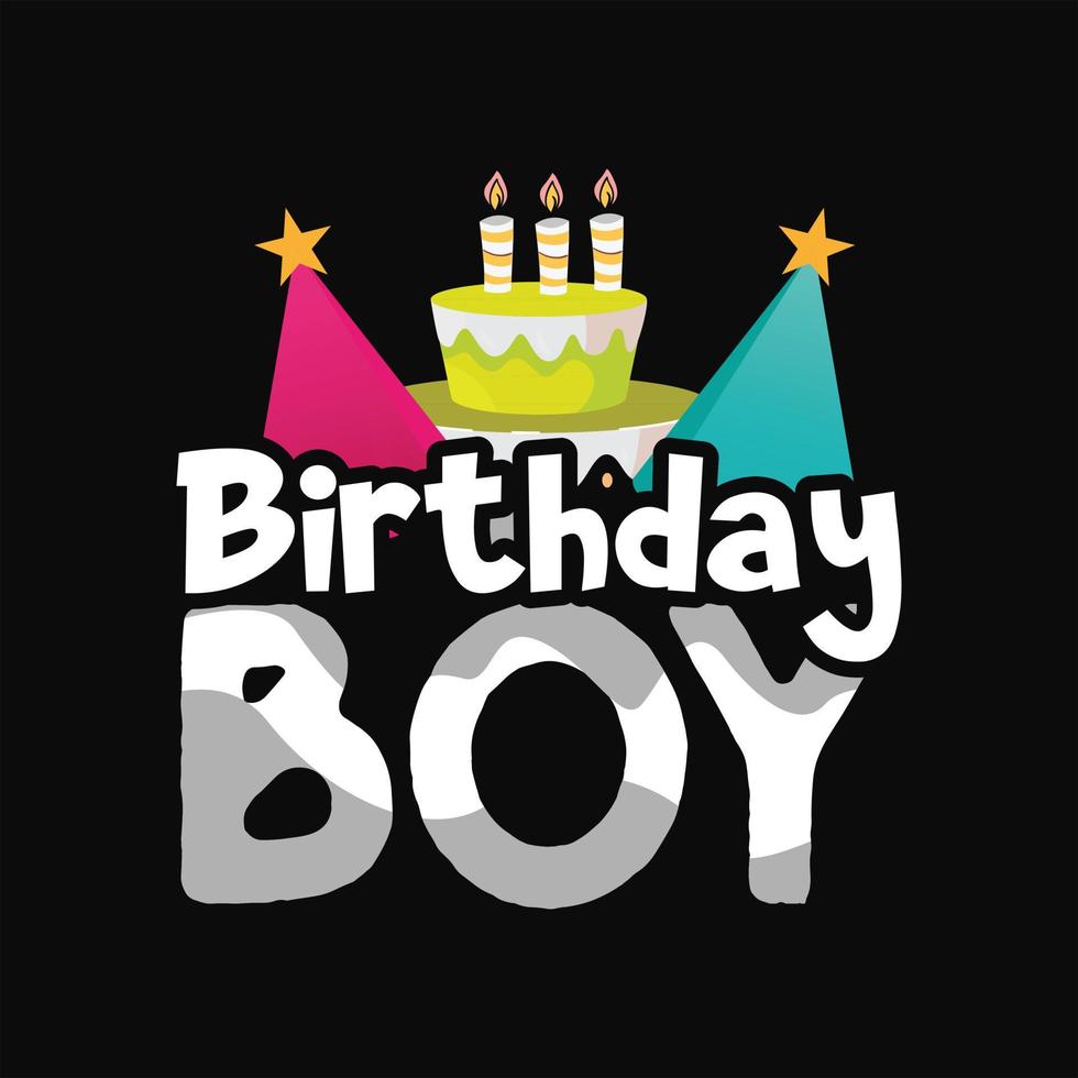 Birthday T-shirt Design vector