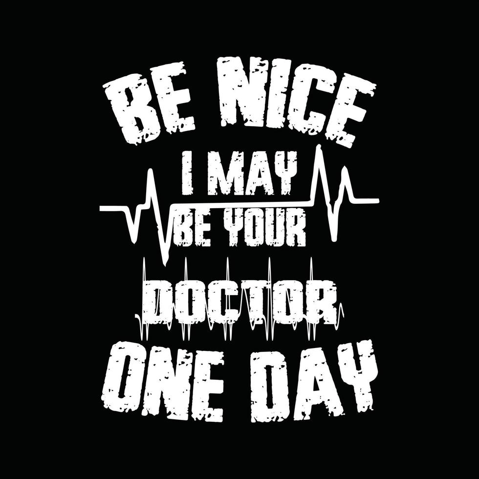 Doctor T-shirt Design vector