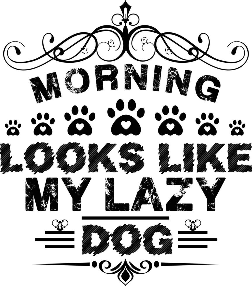 Dog T-shirt Design vector