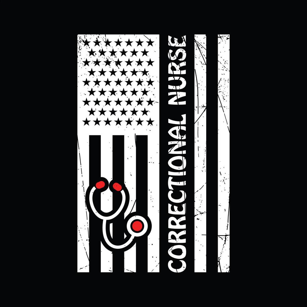 Nurse T-shirt Design vector