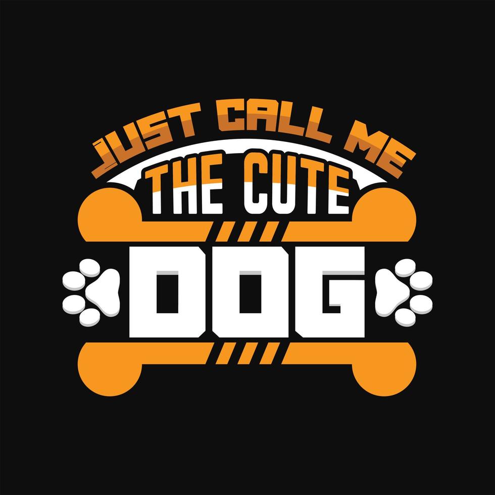 diseño de camiseta de perro vector