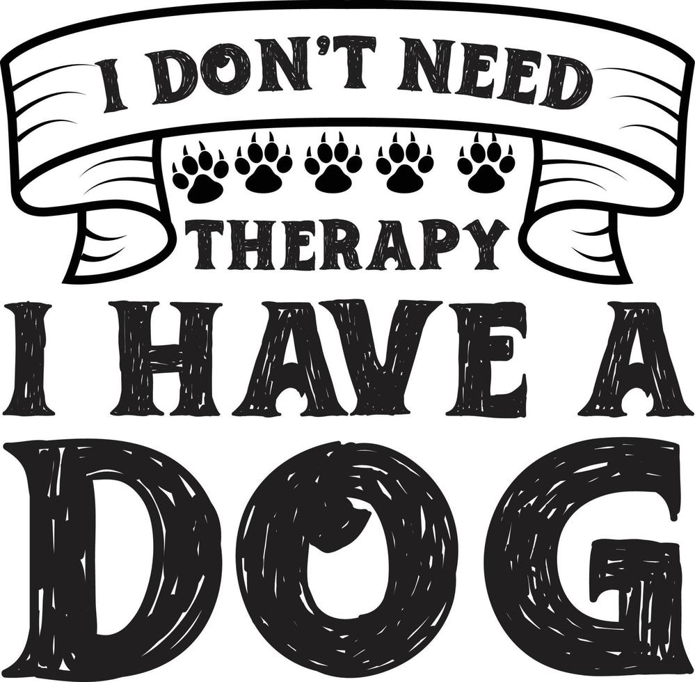 Dog T-shirt Design vector