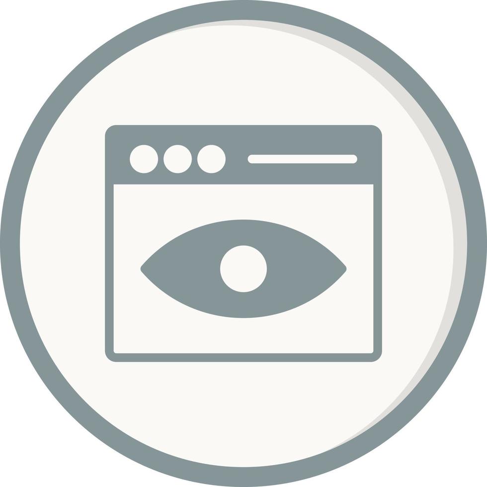 Web Visibility Vector Icon