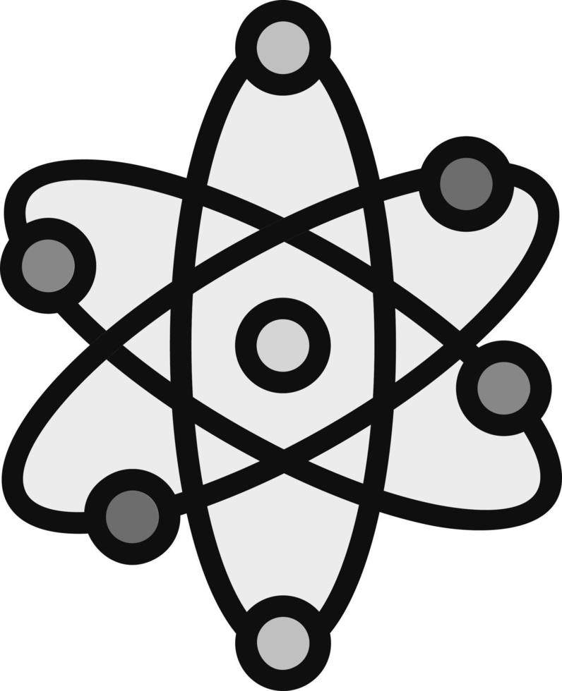 Atomic Structure Vector Icon