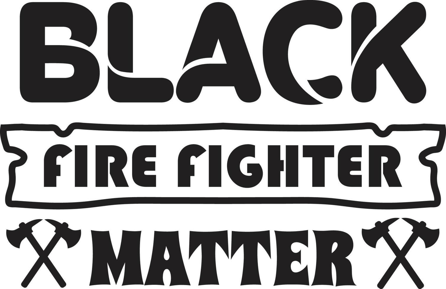 Firefighter T-shirt Design vector