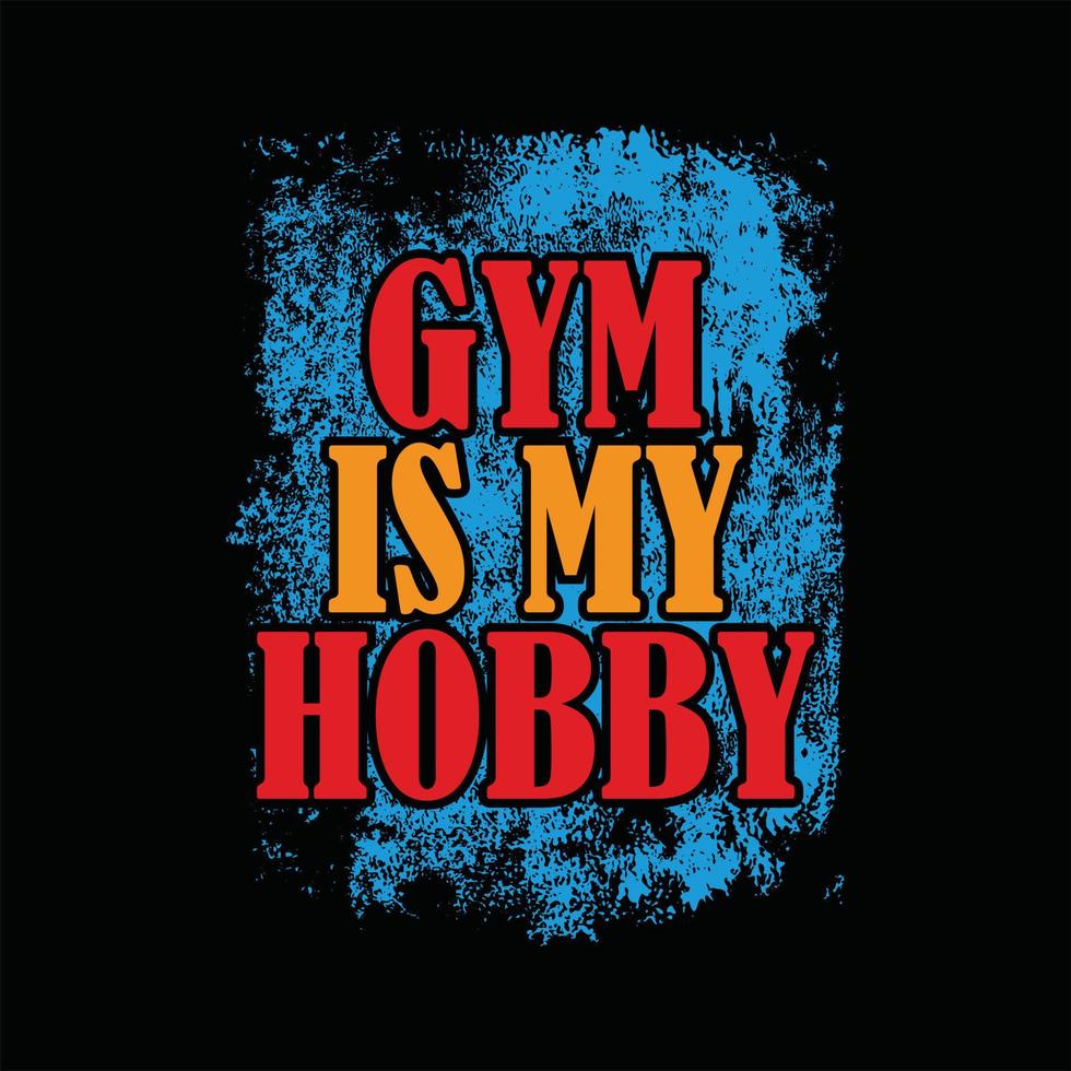 Gym T-shirt Design vector