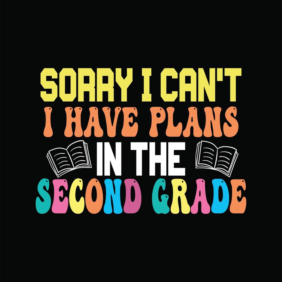 Back To School T-shirt Design vector
