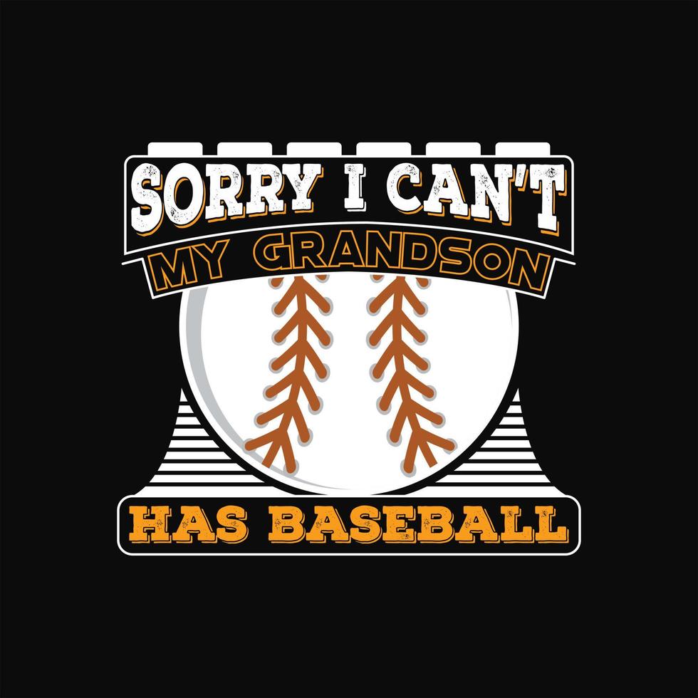 Baseball T-shirt Design vector