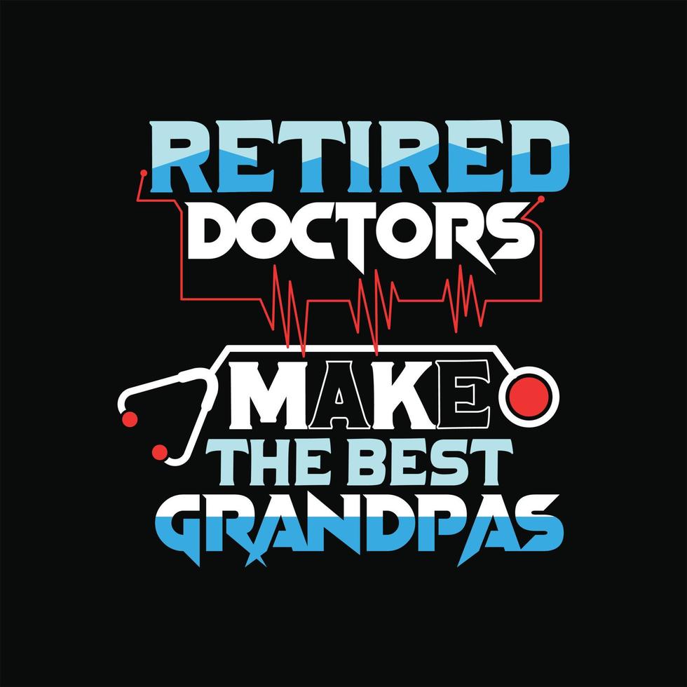 Doctor T-shirt Design vector