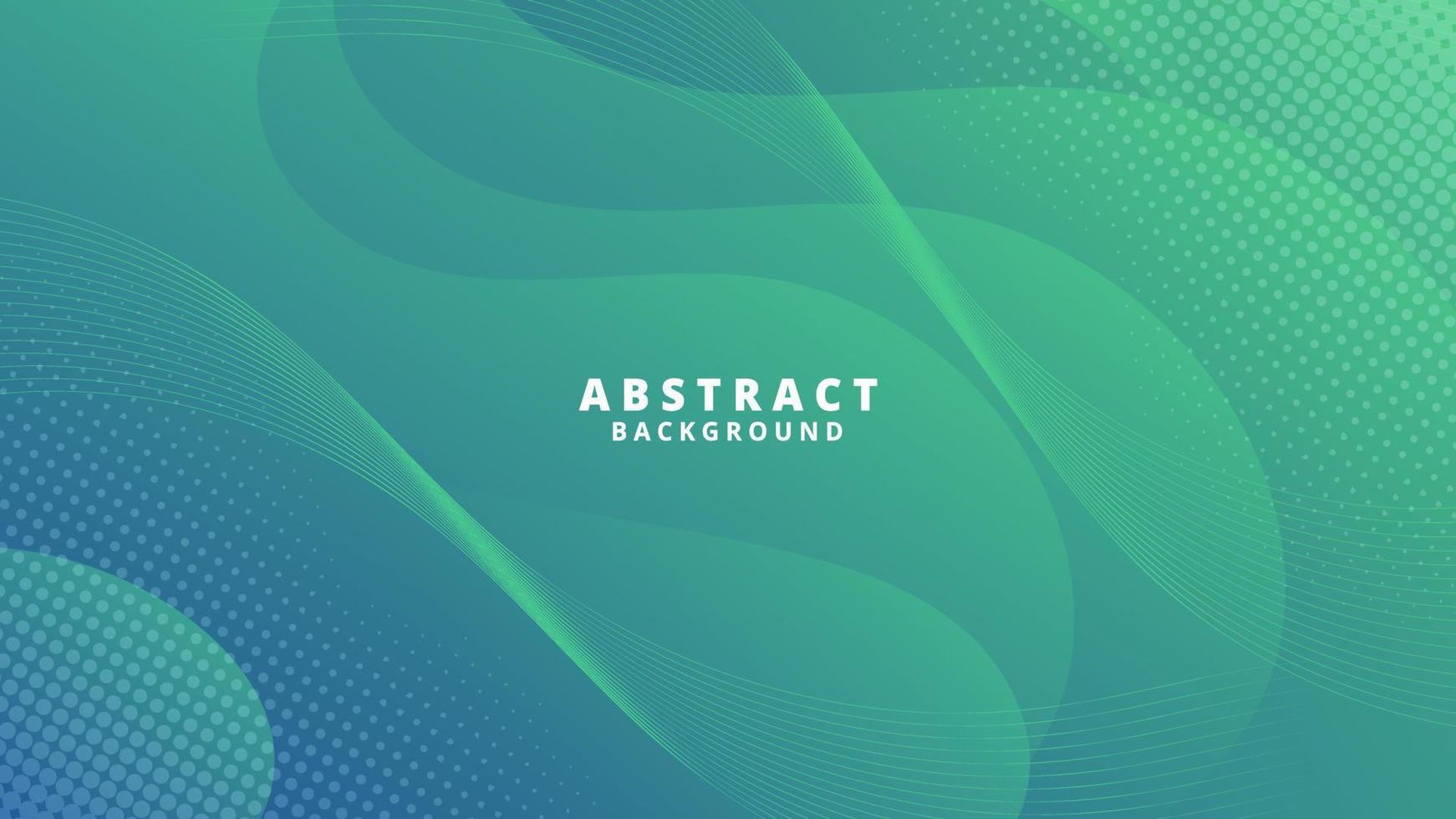 Abstract Gradient  Green blue  liquid Wave Background vector